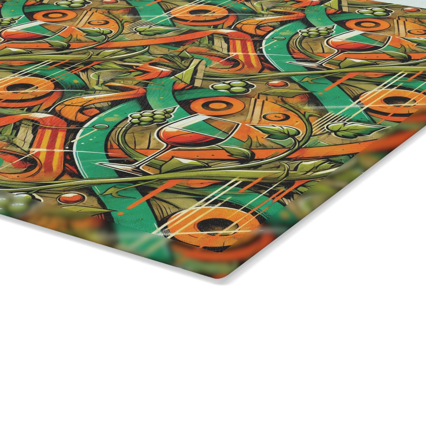 Modern Mosaic Cutting & Charcuterie Board 2