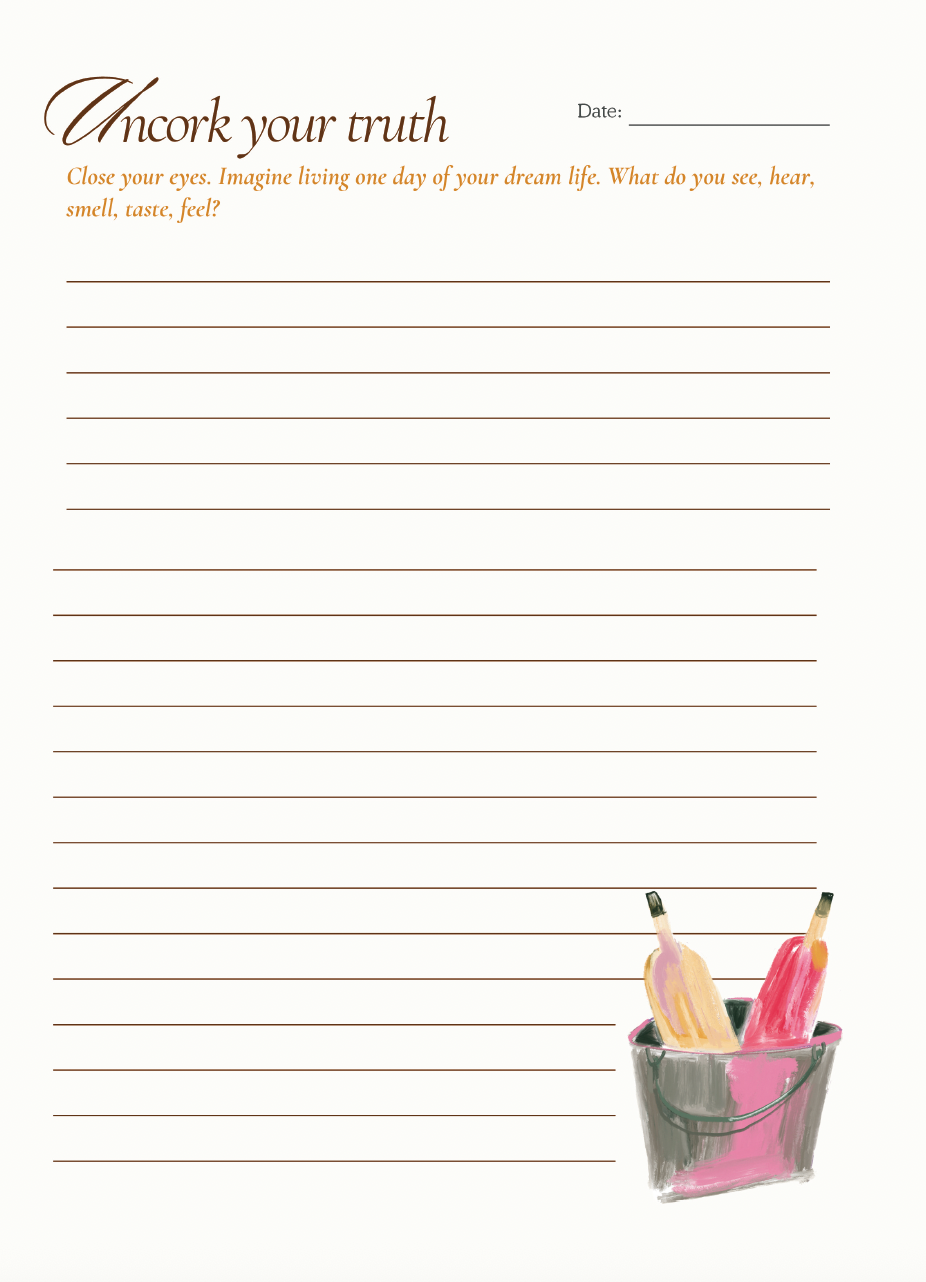 Pour With Intention Self-Reflection Journal