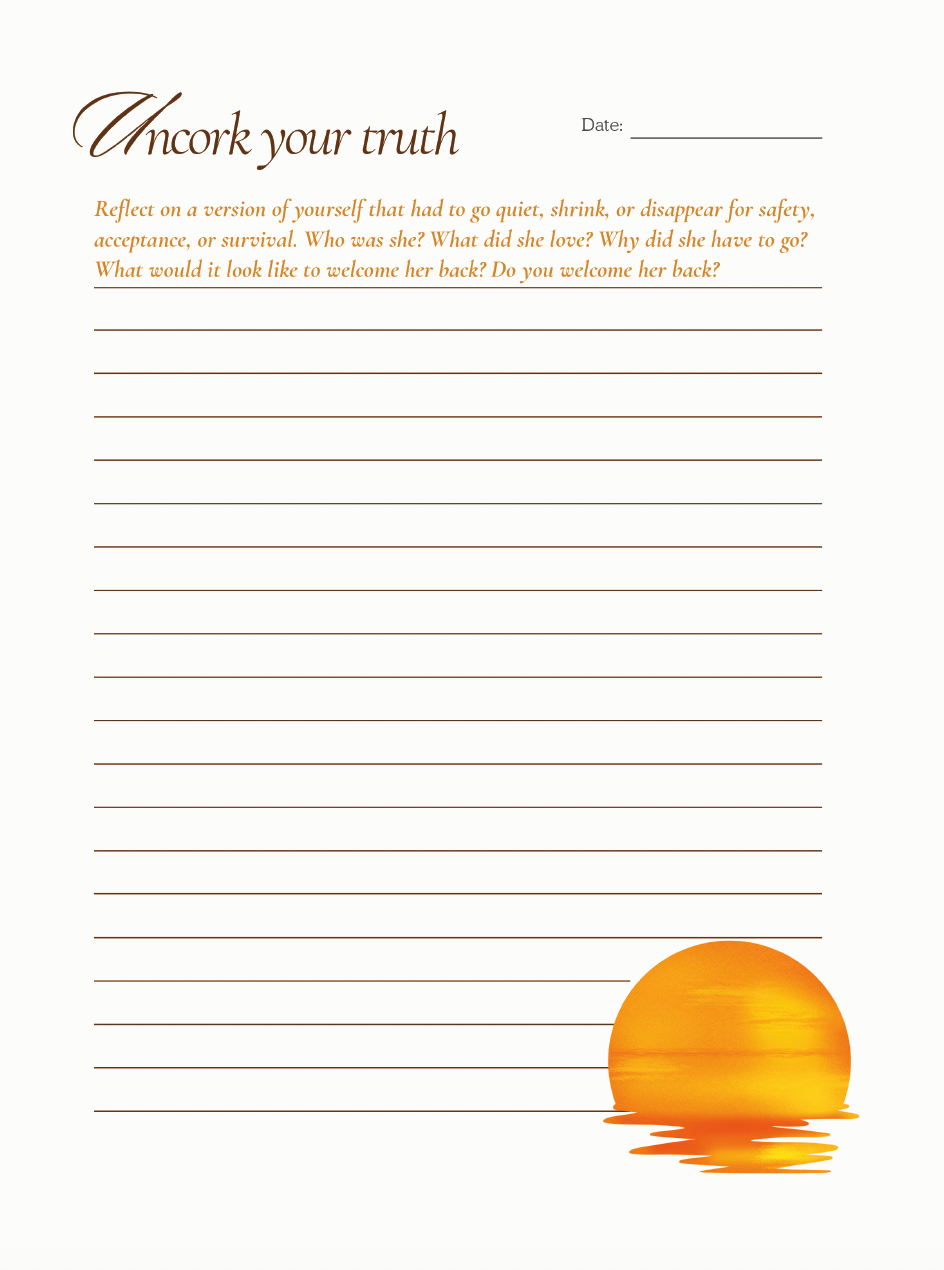 Pour With Intention Self-Reflection Journal